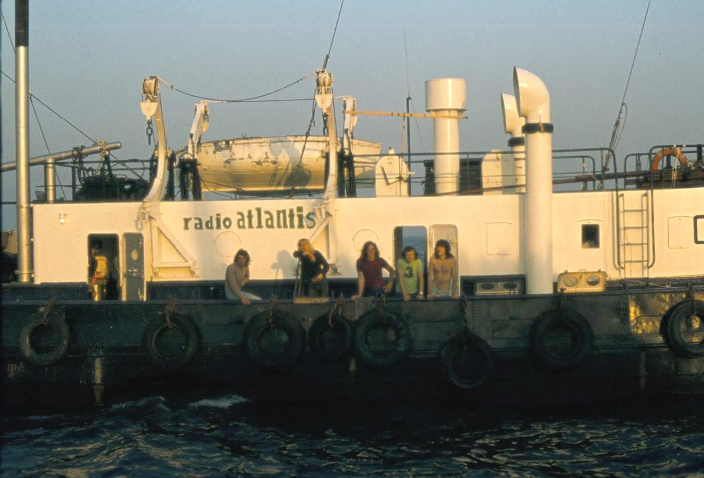 Evening crew on the Jeanine