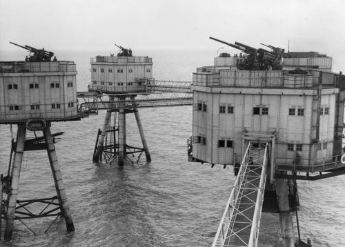 Thames Estuary Army Forts ready for action 1943