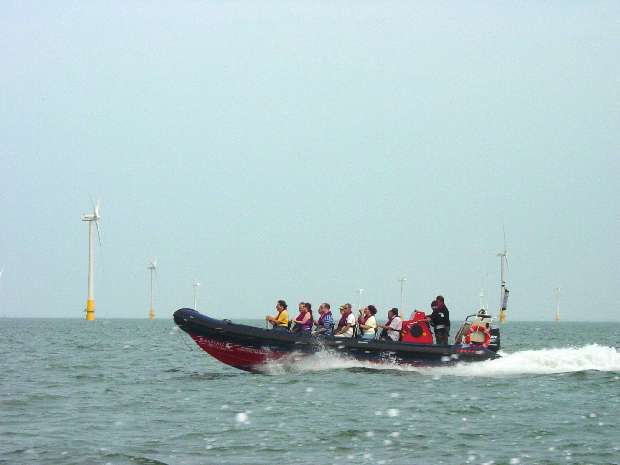 Powering through the Kentish Flats Windfarm