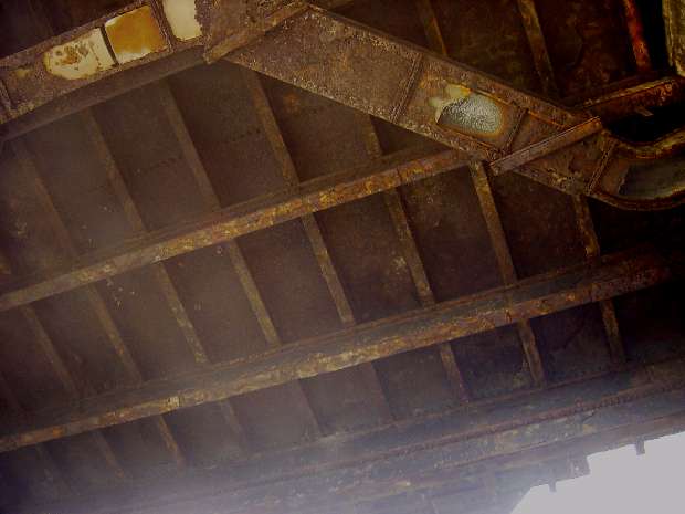 Underside of Knock John Platform