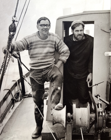 Vic Davis & Brian Tyrrell on the Mallard 1964 Vic Davis & Brian Tyrrell on the Mallard 1964