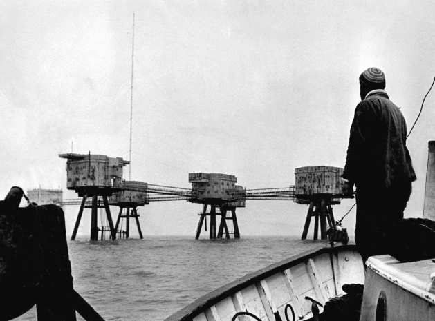 Brian in bow of Mullard