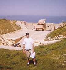 Simon Lumsden at Fort Rinella Simon Lumsden at Fort Rinella