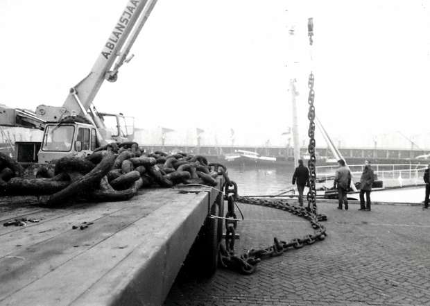 Anchor Chain on Quay