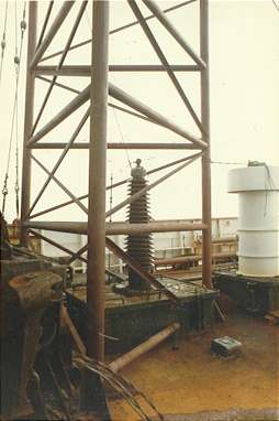 Ross Revenge mast base Ross Revenge mast base