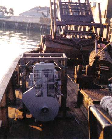 Maasai Warrior leaves Whitstable Harbour Maasai Warrior leaves Whitstable Harbour