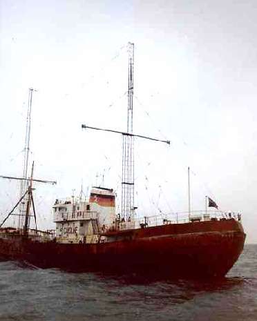 Ross revenge approaching stern