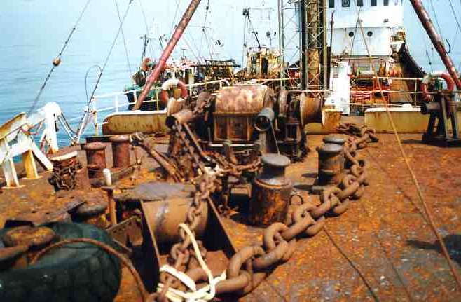 Fore peak anchor chain Fore peak anchor chain