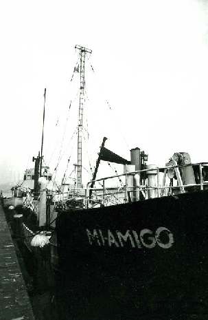 Mi-Amigo Starboard Bow close up