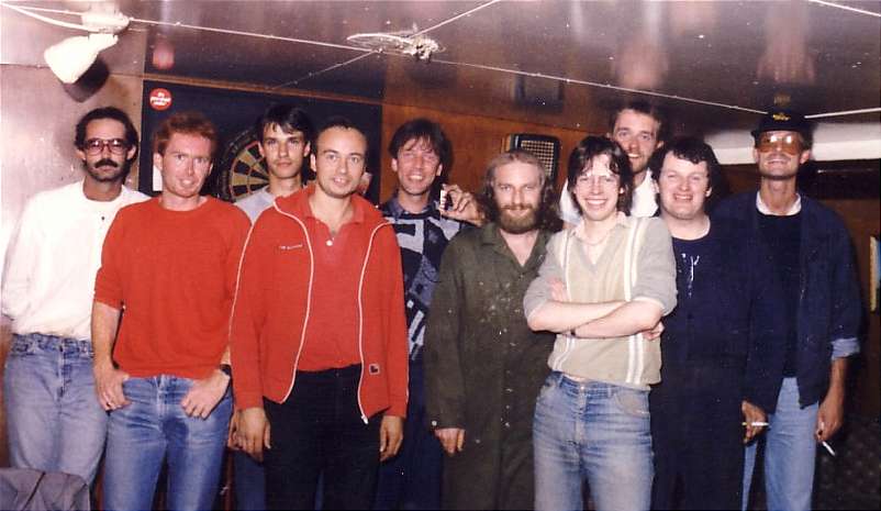 Group picture Ross Revenge mess/lounge