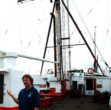 Rob Ashard on Ross Revenge in Tilbury