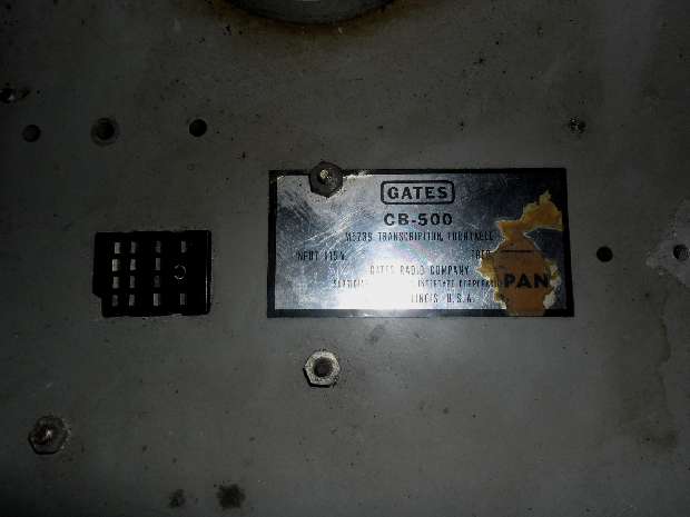 Original manufacturers sticker