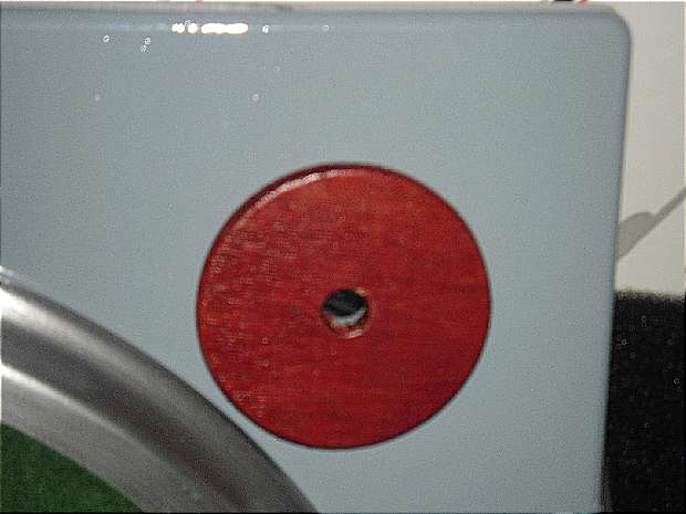 Wooden base fitted for tone arm mount