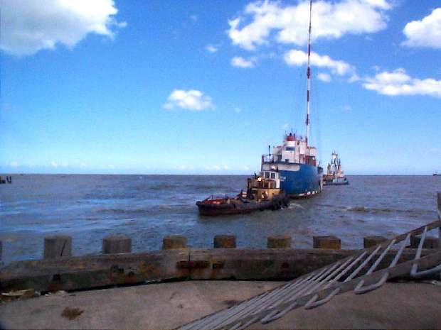 MV Communicator towed from Suffolk