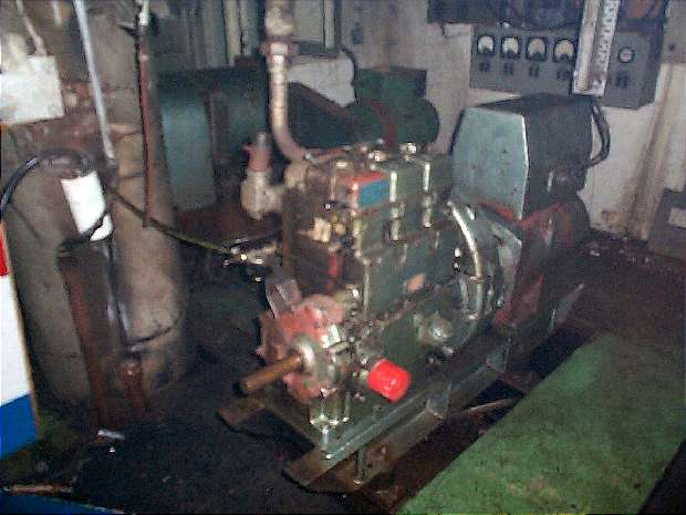 Lister 3 cylinder generator
