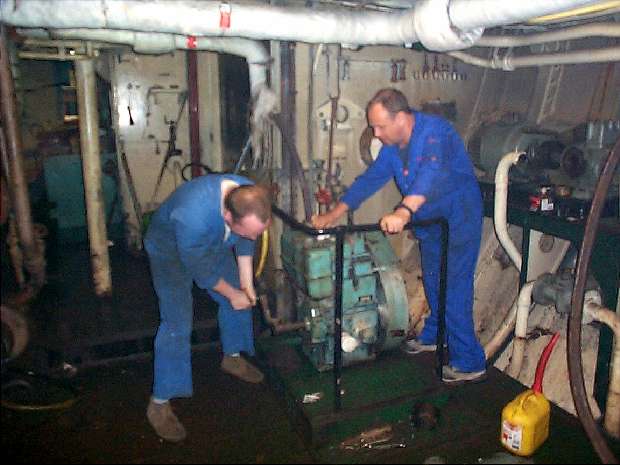 Starting Lister air compressor