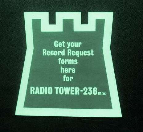 Radio Tower Shop Sticker Radio Tower Shop Sticker