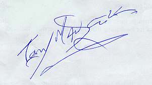Tony Mandell signature