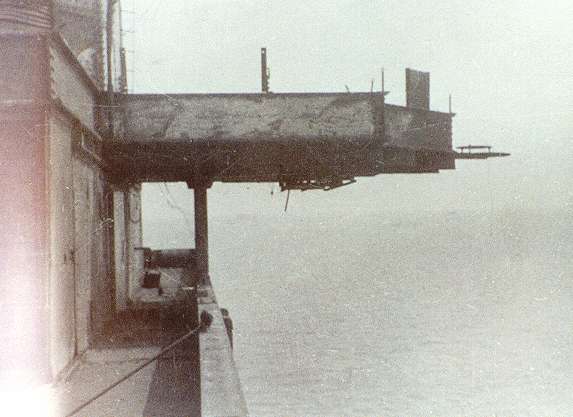 Looking East along Deck