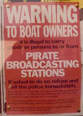 Warning poster to boat owners Warning poster to boat owners