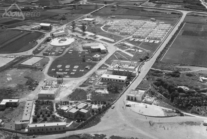 Ghajn Tuffieha from air 1960
