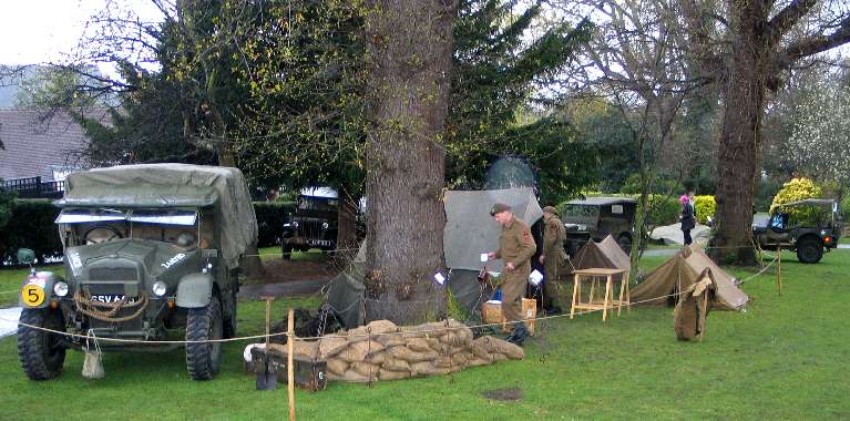 King's Shropshire Light Infantry camp