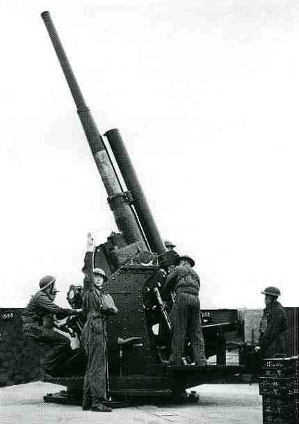 3.7" Gun ready