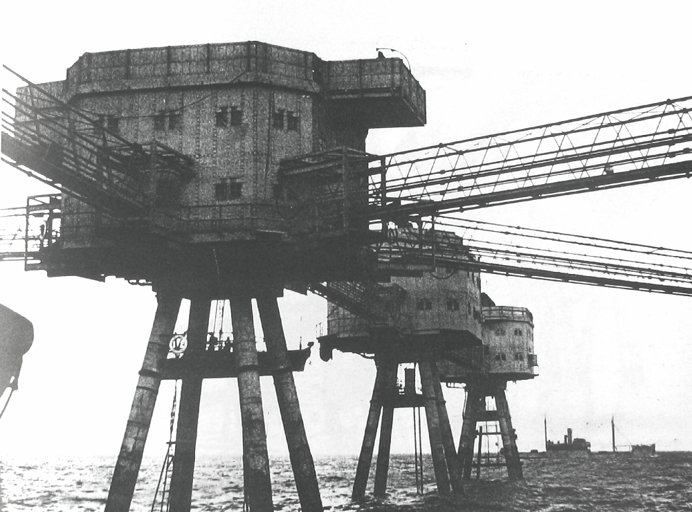 Passing Ship from Searchlight Tower Base