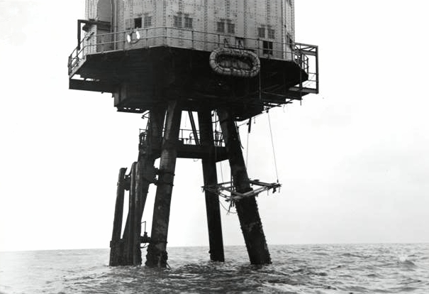 Tower with shuttering & concrete poured