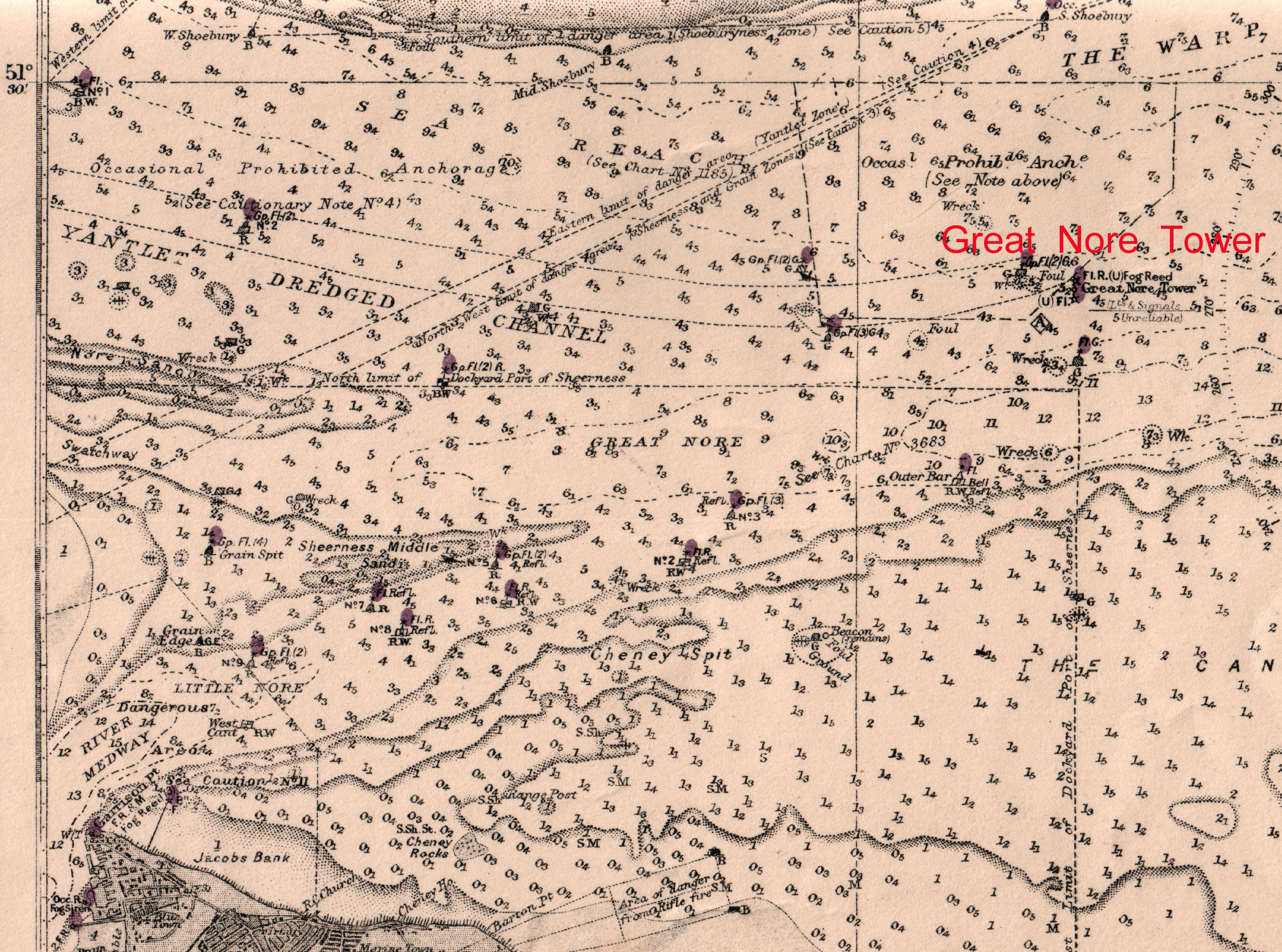 Thames Estuary Chart