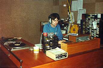 Keith York tries out studio Keith York tries out studio