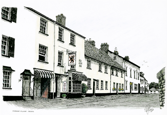 Sidbury Village, Devon