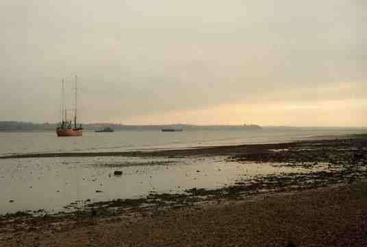 MV Communicator on the River Stour, Essex MV Communicator on the River Stour, Essex