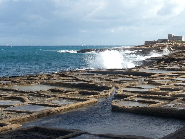 Marsaxlokk, salt pans Marsaxlokk, salt pans