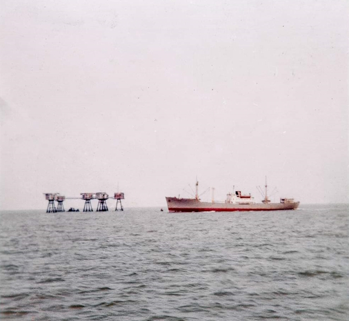 Ship in Princes & Alexandra Channel