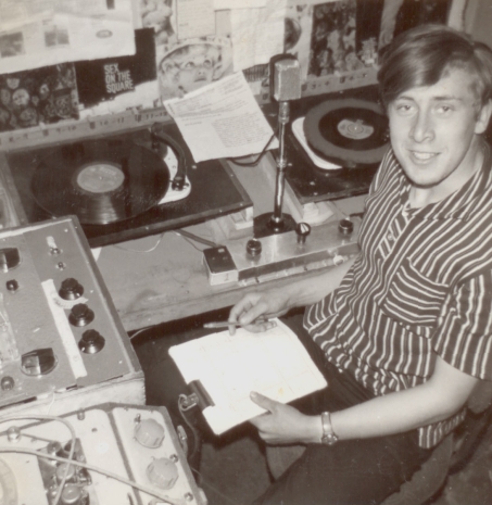 Martin in temporary studio 1