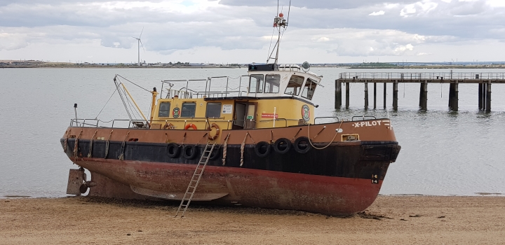X Pilot on Cockleshell Beach