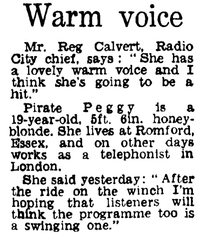 Peggy 1st girl pirate Peggy 1st girl pirate