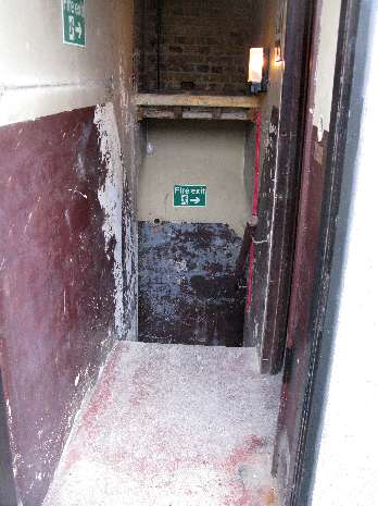 Stairs back to projector room