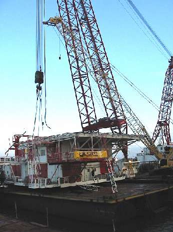 Top houses brought ashore