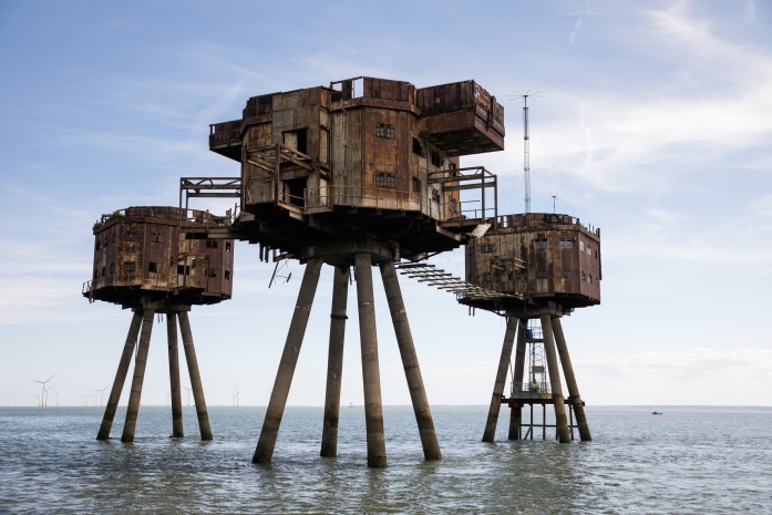 Red Sands Army Fort Gun Tower #4, Control & Gun Tower #1 Tower Red Sands Army Fort Gun Tower #4, Control & Gun Tower #1 Tower