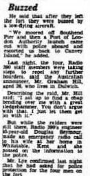 Fort Radio Daily Mail 6th August 1967