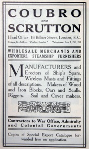 Coubro & Sutton Period Press Advert Coubro & Sutton Period Press Advert