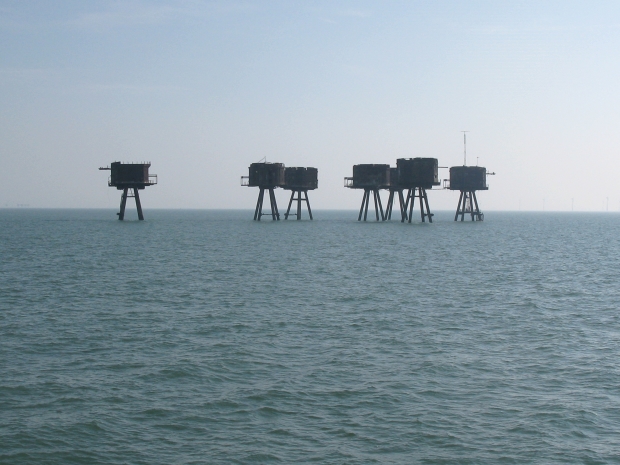 Red Sands Forts from the west 1 Red Sands Forts from the west 1