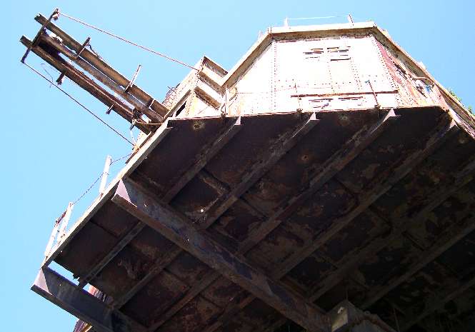 Underside of Gun Tower 1