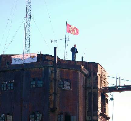 Printz on the Fort roof