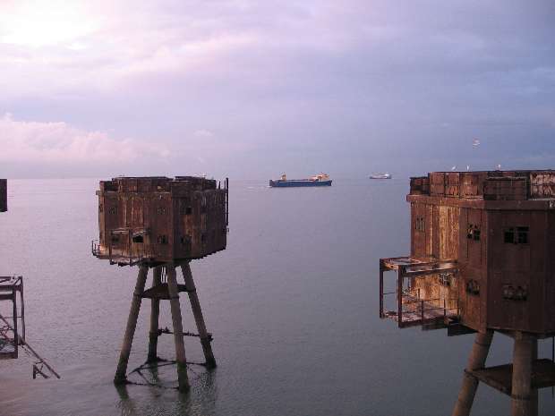 Falling tide at evening