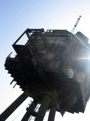 Close up views of Southern Gun Tower