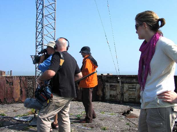 BBC Production team Julian, David, Katherine