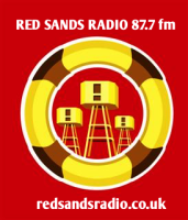 Red Sands Radio 87.7 Logo